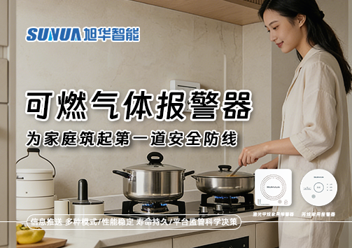可燃气体报警器，为家庭筑起第一道安全防线！
