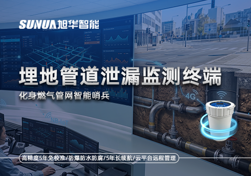 阀井、地下管网全覆盖：埋地管道泄漏监测终端化身燃气管网智能哨兵
